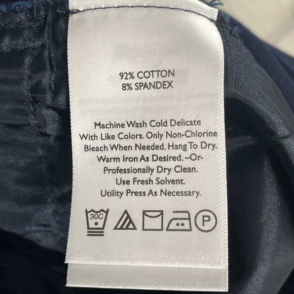 Eddie Bauer Women’s Pants Size 10 Blue Slightly Curvy Fit Casual Comfort - Picture 8 of 9